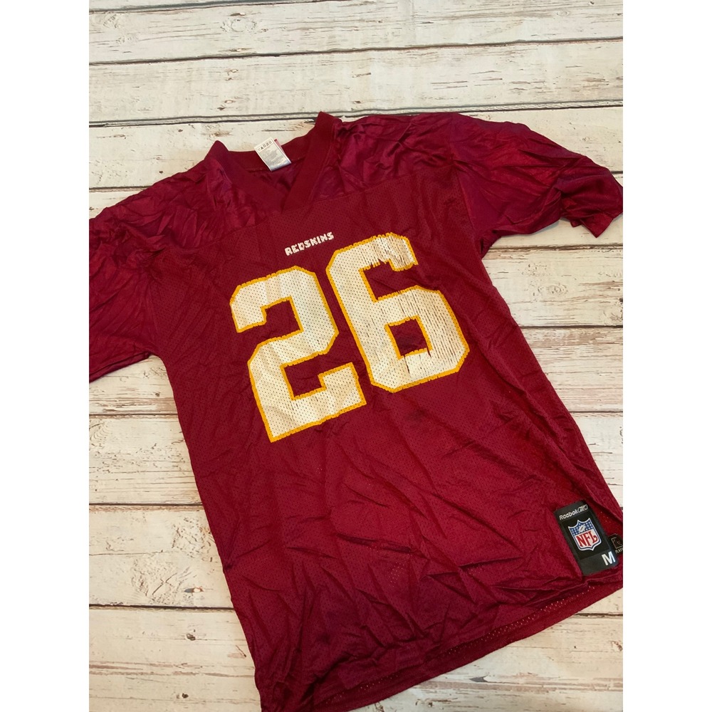 Reebok NFL Washington Redskins Clinton Portis 26 Jersey Burgundy Mens Medium VTG
